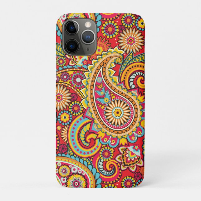 Coques Case-Mate iPhone Trippy Hippy Retro Paisley (Dos)