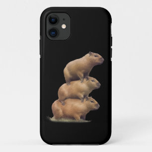 Case-Mate iPhone Case Trois Capybaras Funny Capybara Humour Stack Animal