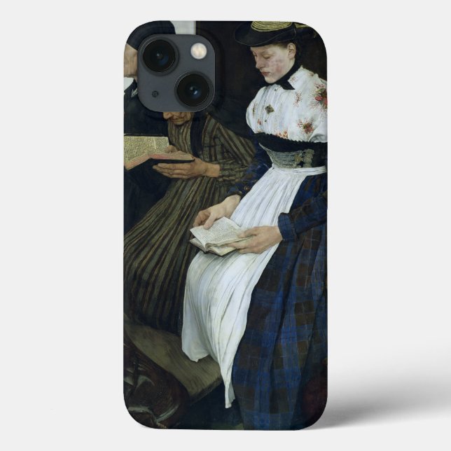 Coques Case-Mate iPhone Trois femmes dans l'église, 1882 (Verso)
