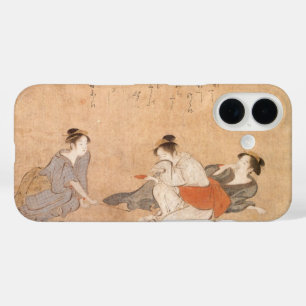 Coques iPhone 16 Trois femmes ivres Art japonais Torii Kiyonaga
