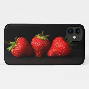 Case-Mate iPhone Case Trois Fraises Sur L'Iphcn Noir