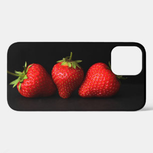 Case-Mate iPhone Case Trois Fraises Sur L'Iphcna Noire
