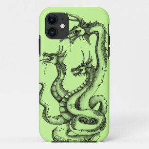 Coque iPhone 11 Trois modèles d'hydre à tête