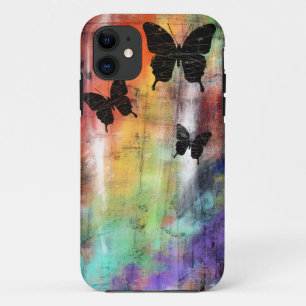 Coque iPhone 11 Trois papillons