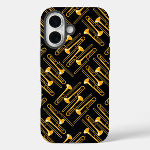 Coques iPhone 16 Trombone Crosshatch