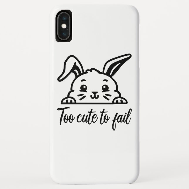 Coques Case-Mate iPhone Trop mignon pour échouer (Dos)