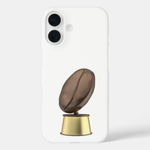 Coques iPhone 16 Trophée avec grain de café