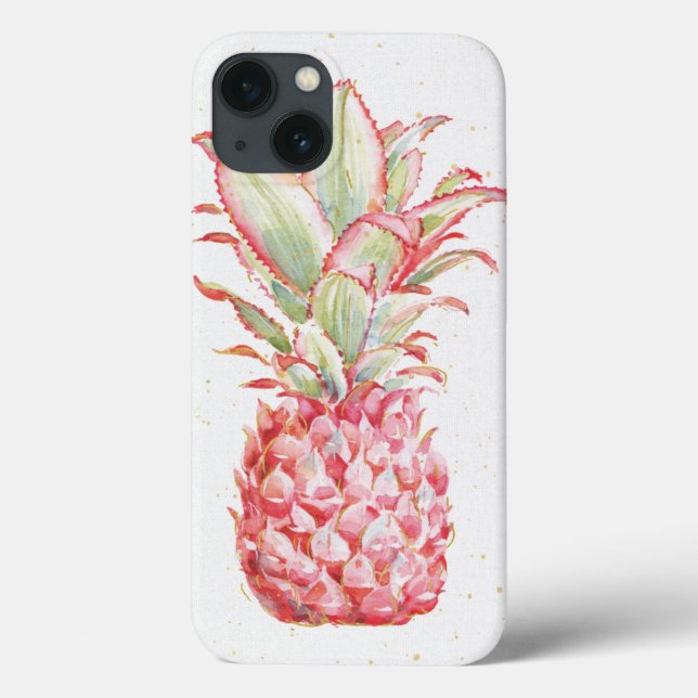 Coques Case-Mate iPhone Tropical | Ananas rose (Verso)