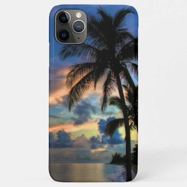 Coques Case-Mate iPhone Tropical Beach and Palm Trees (Dos)