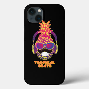 Case-Mate iPhone Case Tropical Beats Ananas DJ Amusant avec moustache Su