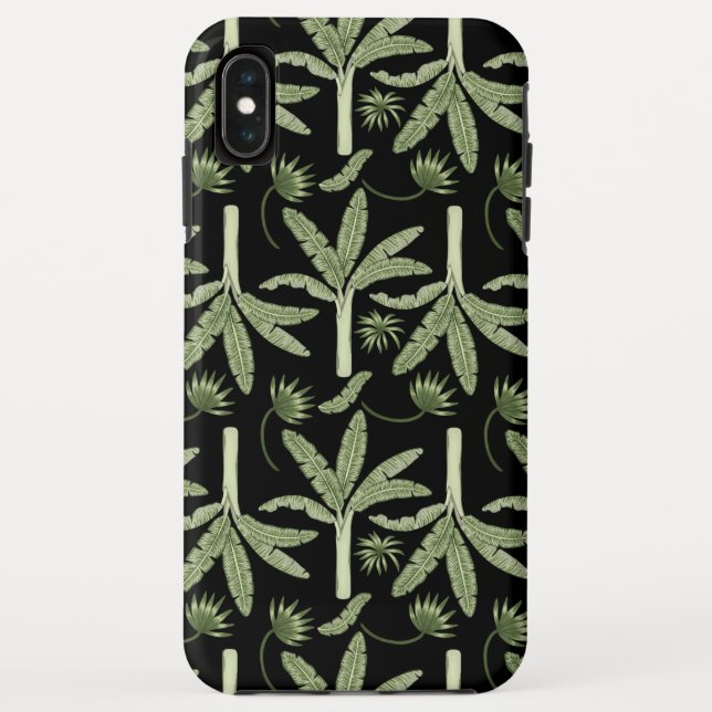 Coques Case-Mate iPhone Tropical palm trees seamless pattern (Dos)