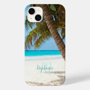Coque Pour iPhone 14 Plus Tropical Sandy Beach Turquoise