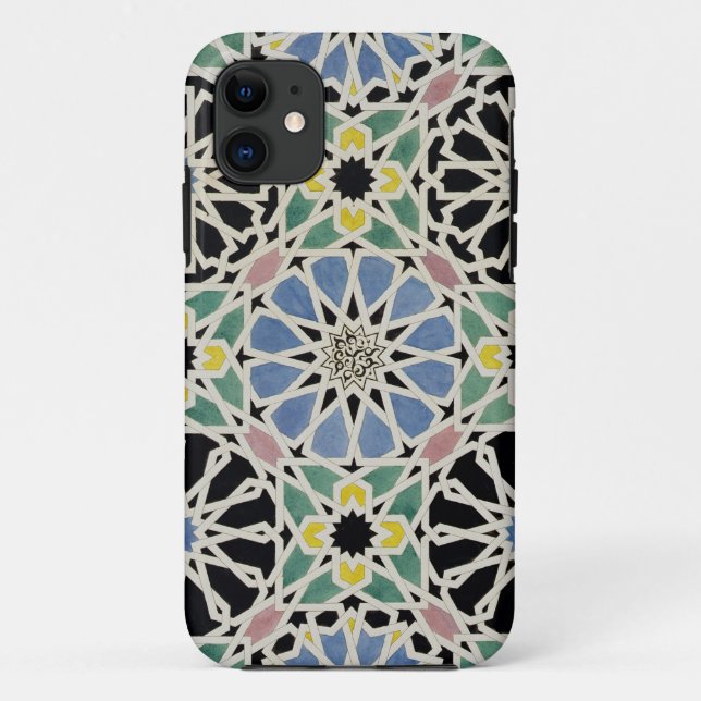 Coques Case-Mate iPhone Trottoir de mosaïque à Alhambra, 'de l'Arabe (Dos)