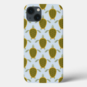 iPhone 13 Coque Troupeau de motif de tortues de mer