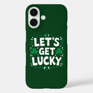 Coques iPhone 16 Trouvons la Chance Trèfle Drôle de la Saint-Patric