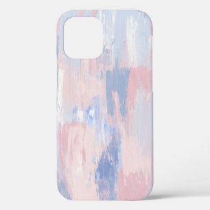 Case-Mate iPhone Case Trucs de peinture bleu et blanc Abstraits