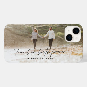 Coque Pour iPhone 14 True Love photo moderne minimaliste cadeau personn