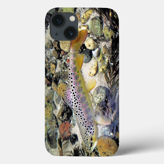 Coques Case-Mate iPhone Truite Brown du Michigan (Verso)