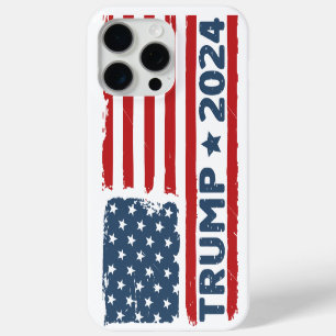 Coque iPhone 15 Pro Max Trump 2024 Drapeau Amérique