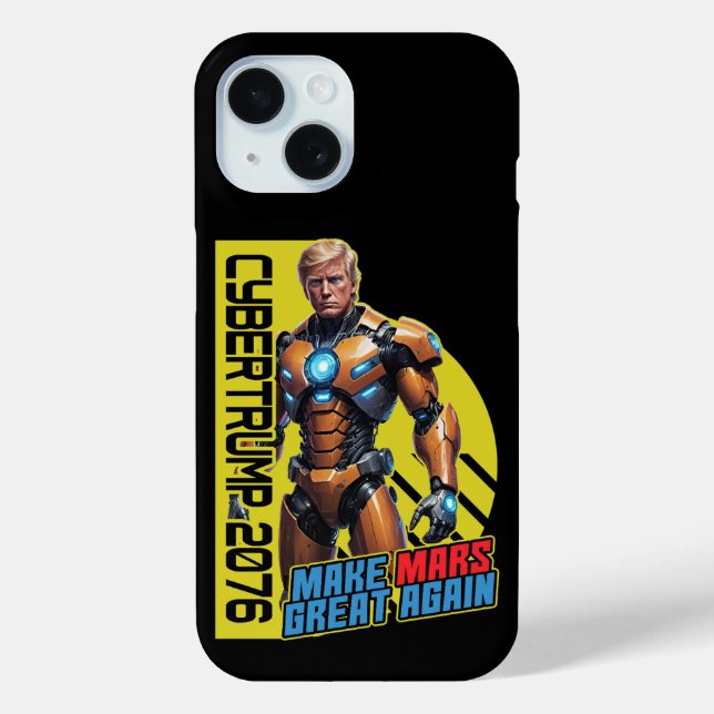 Coques Case-Mate iPhone Trump 2076 | Campagne présidentielle martienne (Verso)