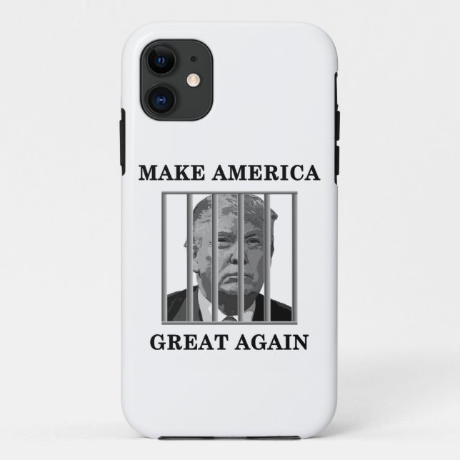 Coques Case-Mate iPhone Trump derrière les barreaux (Dos)