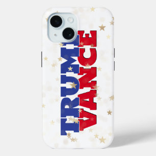Coque Pour iPhone 15 TRUMP & VANCE Élection 2024