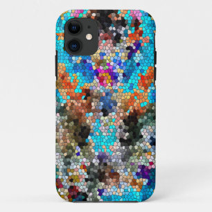 Coque iPhone 11 TTEQOTGCubismINV SGDRKDP BLUE