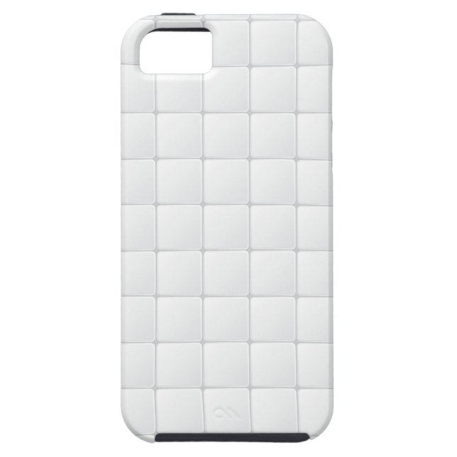 Coques Case-Mate iPhone Tuile blanche (Dos)