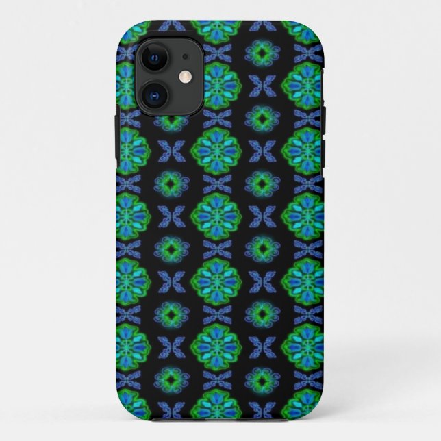 Coques Case-Mate iPhone Tulipes Artdeco dans le style rétro (Dos)
