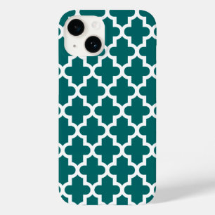 Coques Pour iPhone Turquoise foncé Motif marocain moderne