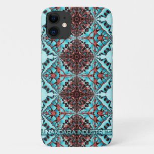 Case-Mate iPhone Case Turquoise Fractale Star Blast
