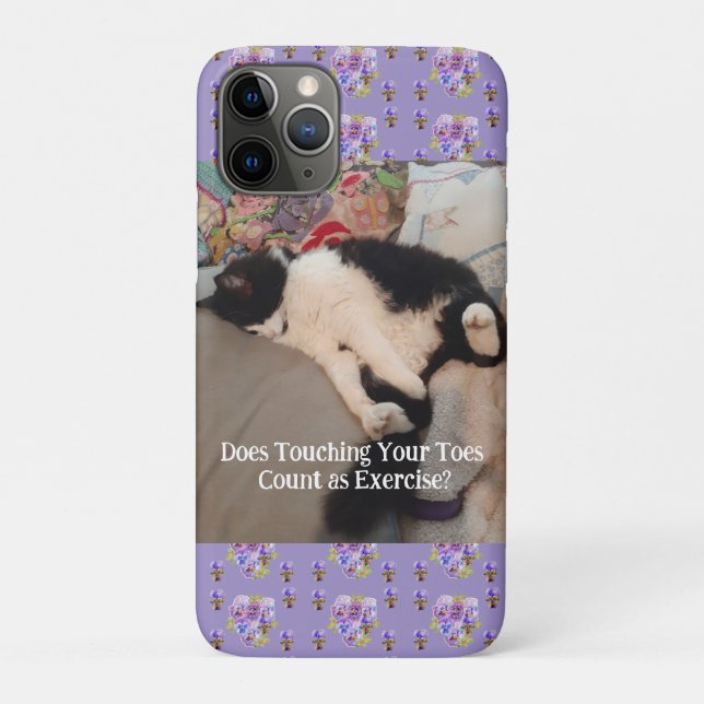 Coques Case-Mate iPhone Tuxedo Chat Cute Joyeux Anniversaire Touch Toes Ca (Dos)