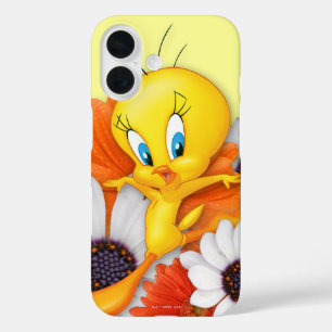 Coques iPhone 16 TWEETY™ avec marguerites