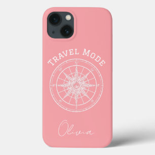 Case-Mate iPhone Case Typographie du mode Voyage, Boussole Vintage, Mini