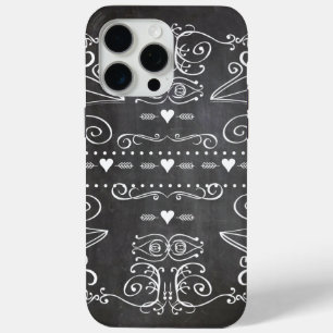 Coque iPhone 15 Pro Max Typographie du tableau noir