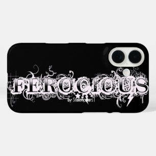Coques iPhone 16 Typographie féroce du tatouage
