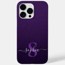 Coque Pour Pour iPhone 14 Pro Max Typographie minimaliste moderne monogrammée