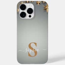 Coque Pour Pour iPhone 14 Pro Max Typographie minimaliste moderne Nom monogrammé