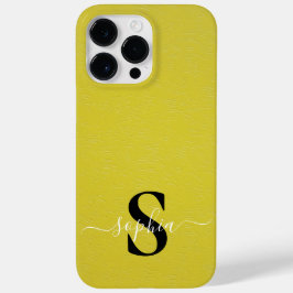 Coque Pour Pour iPhone 14 Pro Max Typographie minimaliste moderne Nom monogrammé