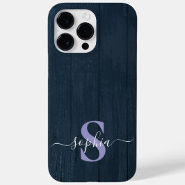 Coque Pour Pour iPhone 14 Pro Max Typographie minimaliste moderne Nom monogrammé
