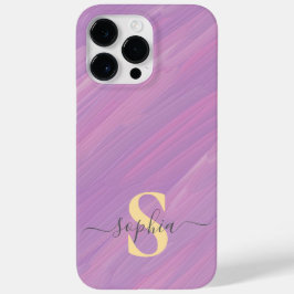 Coque Pour Pour iPhone 14 Pro Max Typographie minimaliste moderne Nom monogrammé