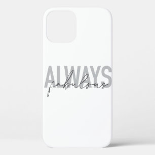Case-Mate iPhone Case Typographie moderne, simple, tendance Toujours Fab