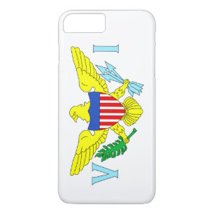 Coque iPhone 8 Plus/7 Plus U.S. Drapeau des Îles Vierges