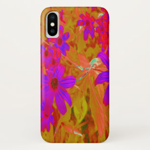 Case-Mate iPhone Case Ultra violet, magenta et Fleurs sauvages rouges co