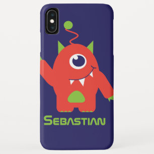 Coques Pour iPhone Un alien observé badine le bleu orange nommé fai