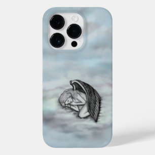 Coque Pour iPhone 14 Pro Un Ange endormi sur les nuages des cieux
