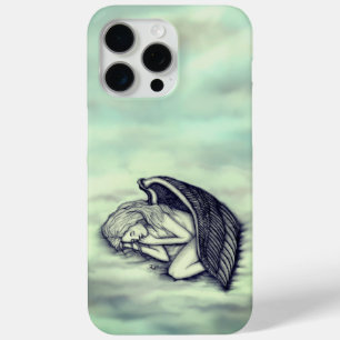Coque iPhone 15 Pro Max Un Ange endormi sur les nuages des cieux
