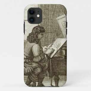 Case-Mate iPhone Case Un artiste copiant sur un plat de gravure, imprimé