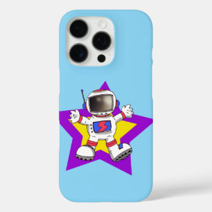 Coques iPhone 16 Pro Un astronaute de dessin animé en Star Design