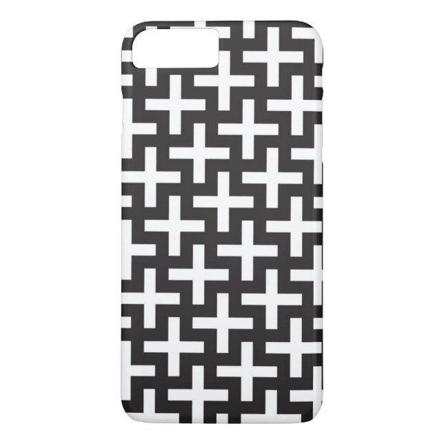 Coques Case-Mate iPhone Un b&w modèle fait avec "plus" le signe (Dos)